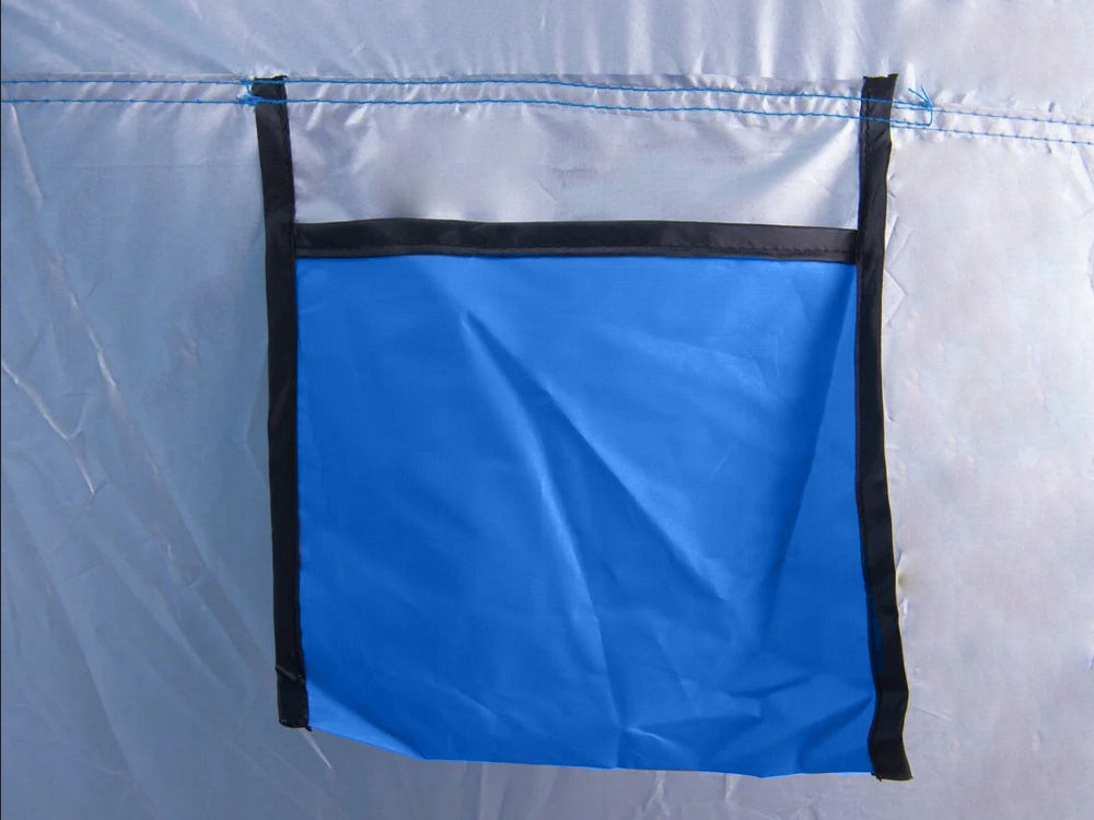 Cort pentru dus solar, Zola®, instalare rapida, husa depozitare inclusa, pliabil, 120 x 120 x 190 cm, albastru Cort pentru dus solar, Zola®, instalare rapida, husa depozitare inclusa, pliabil, 120 x 120 x 190 cm, albastru